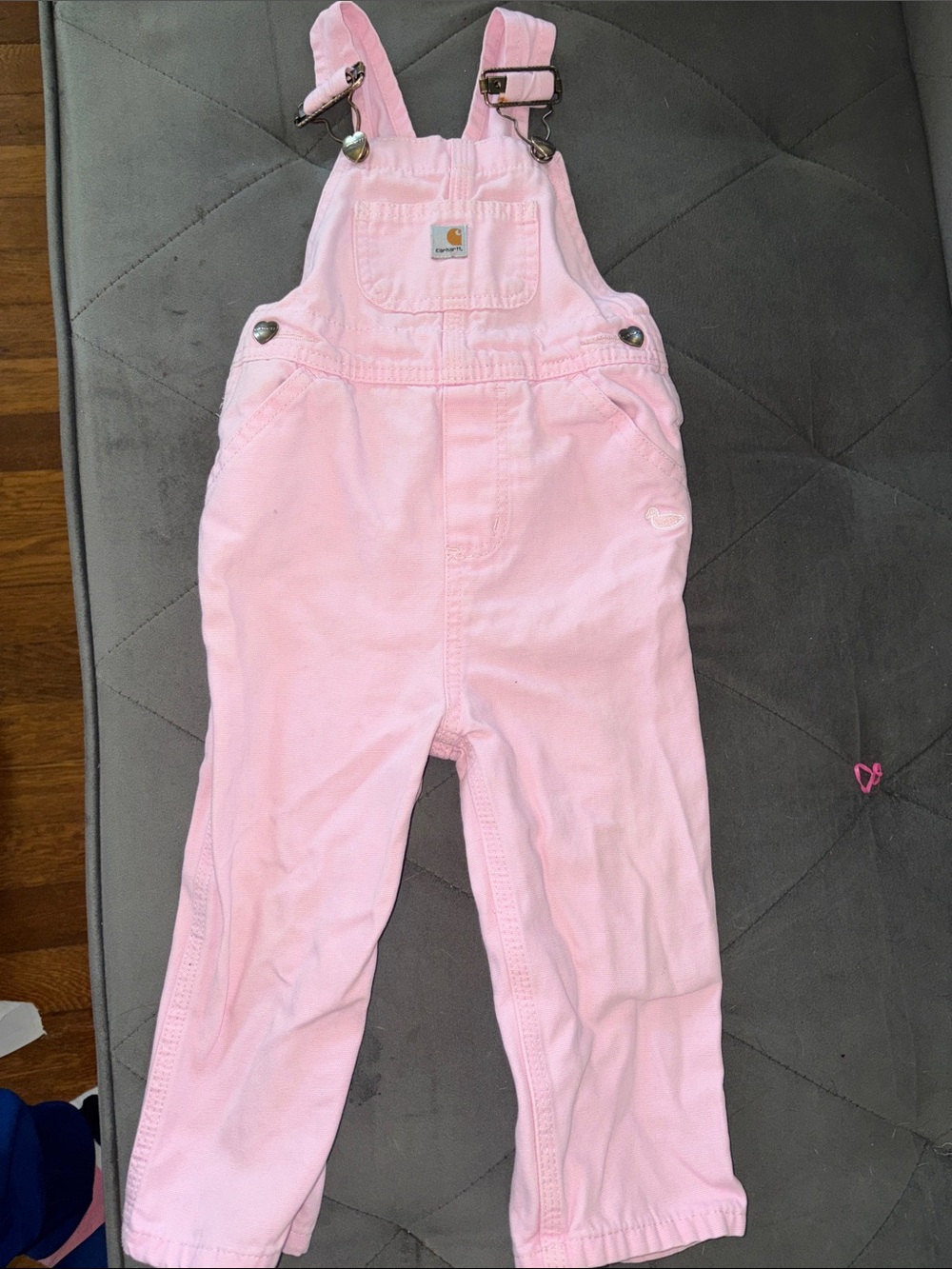 Carhartt Light Pink Kids Overalls